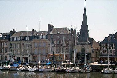 The ancient harbor view from St Etienne’s bank