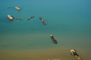 port artificel d'Arromanche